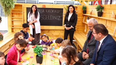 Sakarya'da Açık Hava Sınıfı ve Yaşam Becerileri Atölyesi, Gazipaşa İlkokulunda