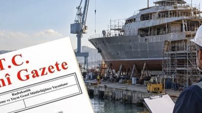 Ulaştırma ve Altyapı Bakanlığı, tersane, tekne imal ve çekek yerlerine