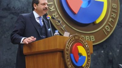 Türkiye Odalar ve Borsalar Birliği (TOBB) Başkanı M. Rifat Hisarcıklıoğlu,