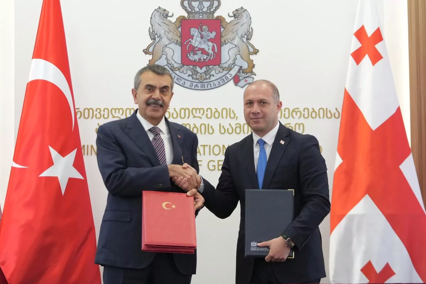 Millî Eğitim Bakanı Yusuf Tekin ile Gürcistan Eğitim, Bilim ve